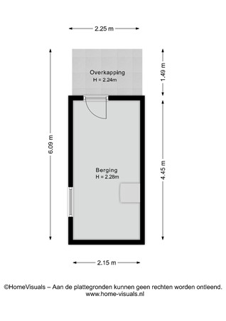 Floorplan - Posthoorn 33, 7884 PA Barger-Compascuum